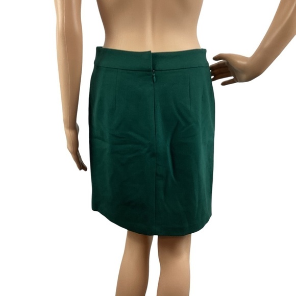 Fossil Wool Blend Pencil Skirt Size 4 Green - Picture 5 of 7